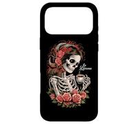 Custodia per iPhone 17 Pro Max La Llorona - Tazza da caffè con scheletro con rose