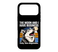 Custodia per iPhone 17 Pro Max La luna e io abbiamo un Husky quotidiano