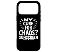 Custodia per iPhone 17 Pro Max La mia cura per il caos? Protezione solare Divertente Dermatologia Sarcasmo