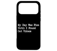 Custodia per iPhone 17 Pro Max La mia giornata è andata bene fino a quando non ho trovato video di gatti Amante dei video divertenti