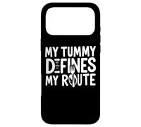 Custodia per iPhone 17 Pro Max La mia pancia definisce il mio percorso Divertente Vlog di viaggio Humor