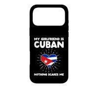 Custodia per iPhone 17 Pro Max La mia ragazza è cubana nulla mi spaventa - Cuba Heart