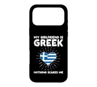 Custodia per iPhone 17 Pro Max La mia ragazza è greca Niente mi spaventa - Grecia Cuore