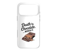 Custodia per iPhone 17 Pro Max La morte di cioccolato vale la pena divertente Halloween