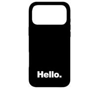 Custodia per iPhone 17 Pro Max La parola Hello | Un design che dice Hello