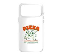 Custodia per iPhone 17 Pro Max La pizza è il mio linguaggio d"amore (Dichiarazione di cibo divertent
