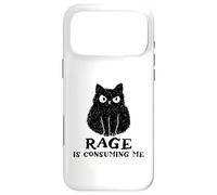 Custodia per iPhone 17 Pro Max La rabbia mi consuma un divertente meme sciocco con il gatto che sta fissando