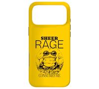 Custodia per iPhone 17 Pro Max La rabbia pura mi consuma (divertente grafica a forma di rana)