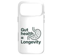 Custodia per iPhone 17 Pro Max La salute dell'intestino è uguale alla longevità citazione