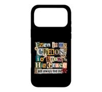 Custodia per iPhone 17 Pro Max La sua grazia mi trova Christian Faith Collage