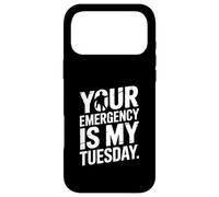 Custodia per iPhone 17 Pro Max La tua emergenza è il mio martedì paramedico EMT