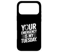 Custodia per iPhone 17 Pro Max La tua emergenza è il mio martedì paramedico EMT