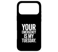 Custodia per iPhone 17 Pro Max La tua emergenza è il mio martedì paramedico EMT