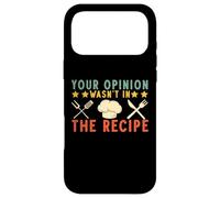 Custodia per iPhone 17 Pro Max La tua opinione non era nella ricetta Cucina Chef divertente