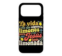 Custodia per iPhone 17 Pro Max La Vida Me Dio Limones Pero Jesus Hizo Limonada Christian