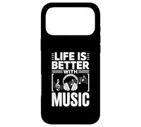 Custodia per iPhone 17 Pro Max La vita è migliore con la musica