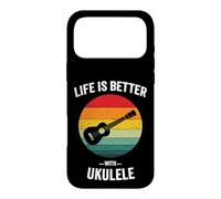 Custodia per iPhone 17 Pro Max La vita è migliore con Ukulele Hawaiian Ukelele Guitar Uke