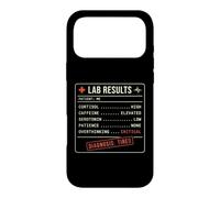 Custodia per iPhone 17 Pro Max Laboratorio divertente Risultati falsi Cortisolo Ansia Cura Self Meme