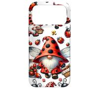 Custodia per iPhone 17 Pro Max Ladybug Mom Floral Spring Gnome Pattern With Cute Ladybugs