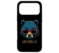 Custodia per iPhone 17 Pro Max Lake Tahoe California Bear indossa occhiali da sole design