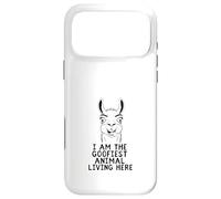 Custodia per iPhone 17 Pro Max Lama Buffo Divertente Animale Grafico