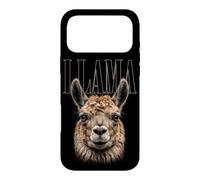 Custodia per iPhone 17 Pro Max Lama Face Farm Wildlife Nature Llama