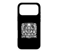 Custodia per iPhone 17 Pro Max L'amore canta nella pietra dea egizia Hathor