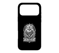 Custodia per iPhone 17 Pro Max L'amore sacro del cuore brucia attraverso le spine cristiane