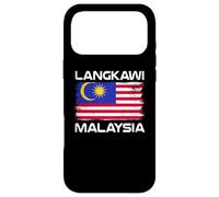 Custodia per iPhone 17 Pro Max Langkawi Bandiera Malesia Distressed Orgoglio Malese