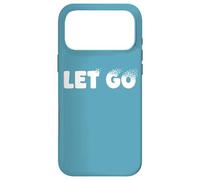 Custodia per iPhone 17 Pro Max Lascia andare, design minimalista della metafora tipografica