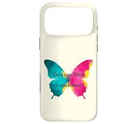 Custodia per iPhone 17 Pro Max Lascia che Dio ti trasformi una farfalla di cristiana