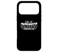 Custodia per iPhone 17 Pro Max Lascia che nevichi altrove Stagione invernale slittino