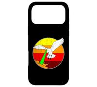 Custodia per iPhone 17 Pro Max Laser Seagull Retro Sci-Fi da spiaggia anni '80
