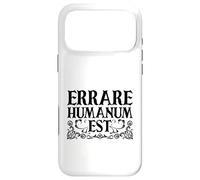 Custodia per iPhone 17 Pro Max Latino - Errare humanum est