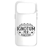 Custodia per iPhone 17 Pro Max Latino - Ignotum per ignotius