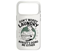 Custodia per iPhone 17 Pro Max Lavanderia Don't Worry Laundry Nessuno mi sta facendo né retrò