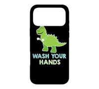 Custodia per iPhone 17 Pro Max Lavati le mani - Simpatico gioco di parole sui dinosauri