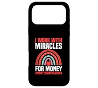 Custodia per iPhone 17 Pro Max Lavoro con miracoli per soldi Insegnante Montessori