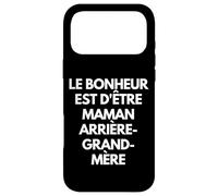 Custodia per iPhone 17 Pro Max Le bonheur est d'être maman, grand-mère et arrière-grand-mè