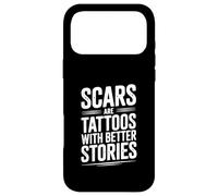 Custodia per iPhone 17 Pro Max Le cicatrici sono tatuaggi con storie migliori motivazionali