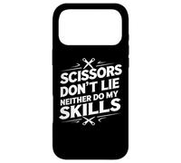 Custodia per iPhone 17 Pro Max Le forbici non mentono, né le mie abilità Parrucchiere divertente