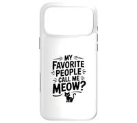Custodia per iPhone 17 Pro Max Le mie persone preferite mi chiamano Miao Amante dei gatti