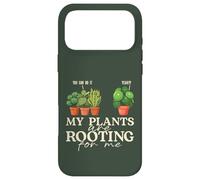 Custodia per iPhone 17 Pro Max "Le mie piante fanno il tifo per me" Arte amante delle piante