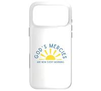 Custodia per iPhone 17 Pro Max Le misericordie di Dio sono nuove ogni mattina incoraggiamento ispiratore