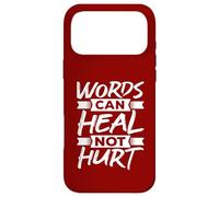 Custodia per iPhone 17 Pro Max Le parole possono guarire, non ferire