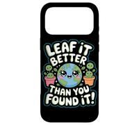 Custodia per iPhone 17 Pro Max Leaf It Better Cute Earth Day Ambientale Pianeta Amante