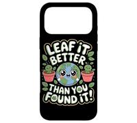 Custodia per iPhone 17 Pro Max Leaf It Better Cute Earth Day Ambientale Pianeta Amante
