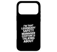 Custodia per iPhone 17 Pro Max Legendary Safety Manager Divertente Detto Sarcastico