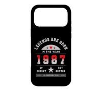 Custodia per iPhone 17 Pro Max LEGENDS ARE BORN 1987 Compleanno Vintage Retro 80s Cult