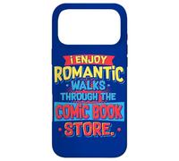 Custodia per iPhone 17 Pro Max Leggendo Mi piacciono le passeggiate romantiche attraverso il negozio di fumetti